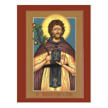 St Euphrosynos la carte de prière de cuisinier Carte Postale