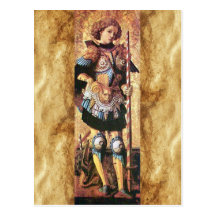 ST GEORGE ET DRAGON CARTE POSTALE