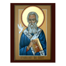 St. Gregory de Grote Kaart van het Gebed Wens Kaarten