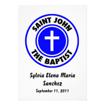 St John l'invitation de baptiste