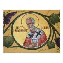 St. Nicholas de wonder-Arbeider Kaart van het Gebe Wens Kaart
