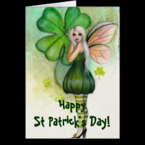 St Patrick de kaart van de Fee van de Blonde van d kaarten