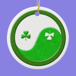 St Patrick rencontre le Taoism Yin Yang ornements