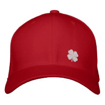 St Patricks Dat Red Hat de trèfle de feuille du bl Casquette De Baseball