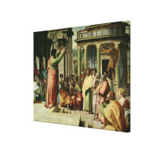 St Paul prêchant à Athènes (bande dessinée pour le Impression Sur Toile