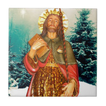 St Rocco - San Rocco - carreau de céramique de St 