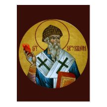 St. Spyridon de Kaart van het Gebed Wens Kaarten