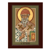 St. Spyridon de Kaart van het Gebed Wenskaart