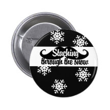 Staching door de sneeuw button