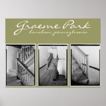 Stairhall in Graeme Park Posters