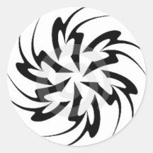 stammen werveling sticker