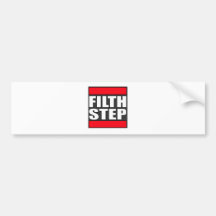 Stap van de Kopie van de Vuiligheid FILTHSTEP Dubs Bumpersticker