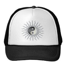 Starburst noir Yin Yang Casquette