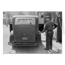 Station service de baie d'esturgeon, 1940 cartes de vœux