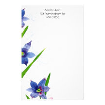 Stationnaire floral papier à lettre