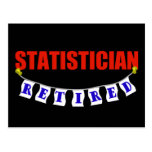 STATISTICIEN RETRAITÉ CARTES POSTALES