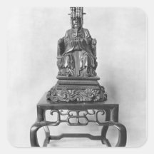 Statuette de Confucius comme mandarine, Qing Autocollants