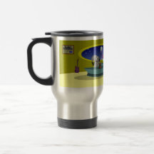 Stayin faible à la tasse de voyage de bureau