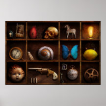 Steampunk - een doos van curiosities print