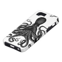 Steampunk Kraken dur - poulpe victorien Coque iPhone 5