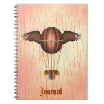 Steampunk s'est envolé le journal de ballon carnets