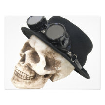 SteamPunkSkull073109 Invitations Personnalisées