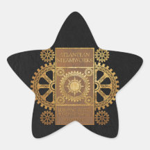 Steamworks Atlantean - or sur Tan et le noir Adhésif