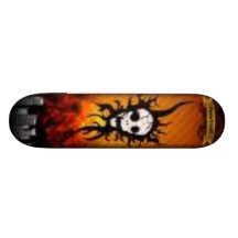 Stedelijk schedeldek skateboard decks
