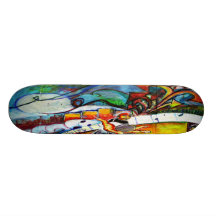 Stedelijke Graffiti Skateboard