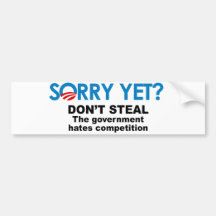 Steel niet - de concurrentie van de overheidshaat bumperstickers