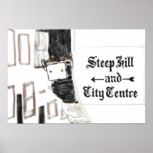 Steile Heuvel Poster