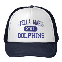 Stella Maris - dauphins - haut - parc de Rockaway Casquettes De Camionneur