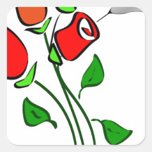 stem2 vierkant stickers