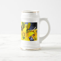 Stenen bierkroes - Lelies Koffie Mok