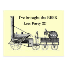 stephensons_rocket, j'ai apporté la BIÈRE Carte Postale