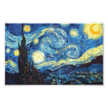 Sterrige Nacht - Van Gogh Fotoafdrukken