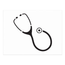 Stéthoscope Carte Postale