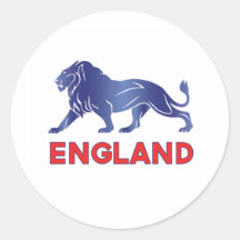 Steun Engeland Ronde Stickers
