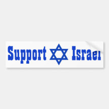 Steun Israël Bumperstickers
