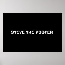 steve l'affiche