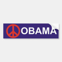 STICKER 3 VAN DE BUMPER VAN DE CAMPAGNE OBAMA BUMPERSTICKER
