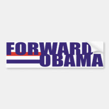 STICKER 8 VAN DE BUMPER VAN DE CAMPAGNE OBAMA VOOR BUMPERSTICKER