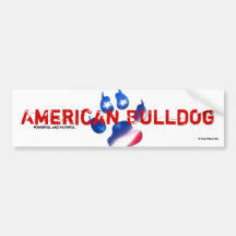Sticker American Bulldog Adhésif Pour Voiture