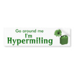 Sticker I van de Bumper van Hypermiling bumperstickers