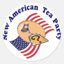 Sticker-nieuw Amerikaans Theekransje