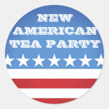 Sticker-nieuw Amerikaans Theekransje
