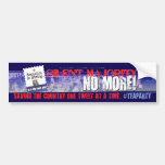 Sticker van de Bumper van de tjilpen de #teaparty Bumperstickers