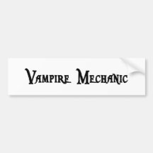 Sticker van de Bumper van de vampier de Mechanisch Bumperstickers