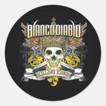 Sticker van de Koningen van Diablo van Blanco de D
