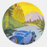 Stickers van La Grece van Visitez de Engelse Auto